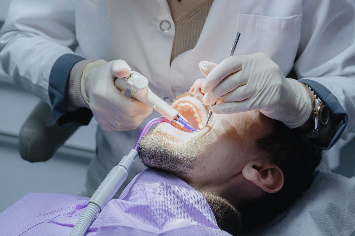 Teeth cleaning procedure at My Smile Dental Clinic