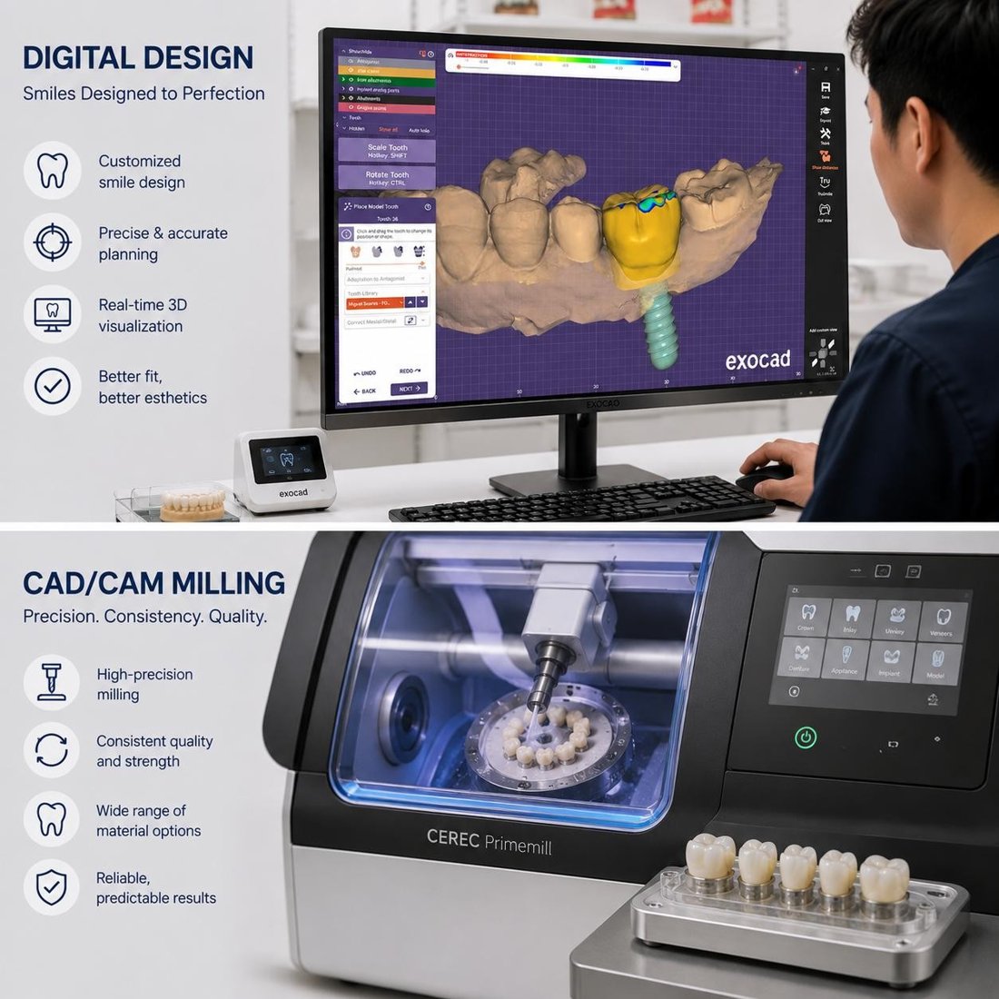 Lấy dấu số và chế tác sứ CAD/CAM - Bước 5