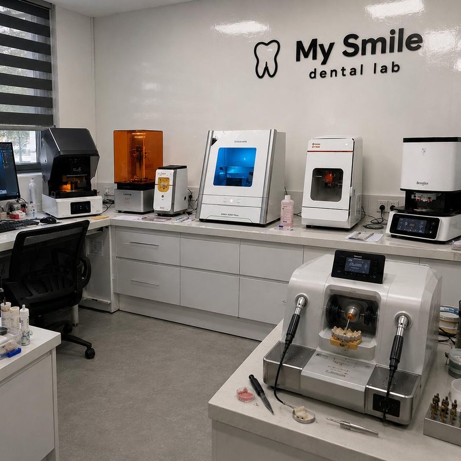 Hệ thống CAD/CAM tại labo My Smile