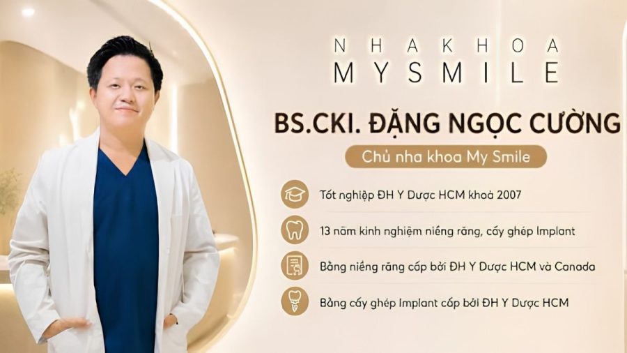 BS.CKI Đặng Ngọc Cường - Chủ nha khoa My Smile Đà Nẵng 
